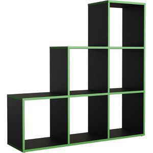 Bücherregal Vicco 81002, schwarz / grün