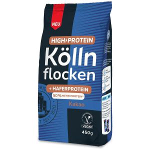Kölln Haferflocken High Protein Köllnflocken Kakao, aus dem vollen Haferkorn, 450 g