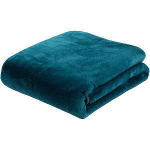 Kuscheldecke Gözze Premium Cashmere Feeling, petrol