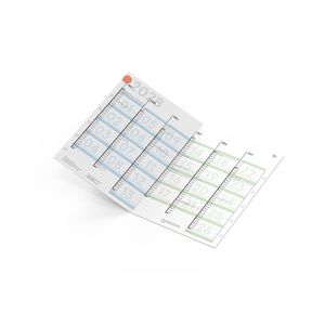 Produktbild für Tafelkalender weekview SW11196, gefaltet