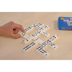 Produktbild für Domino Idena Double Six 6050012, Doppel-Sechs