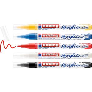 Acrylstifte Edding 5300 Acrylic Basic Fein
