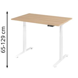 Schreibtisch Böttcher-AG Base Lite, eiche / weiß