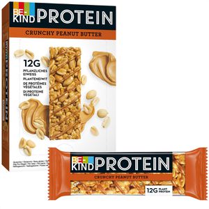 BE-KIND Proteinriegel Protein Crunchy Peanut Butter, je 50g, 12 Riegel