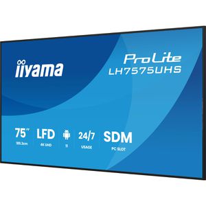 Produktbild für Digital-Signage Iiyama ProLite LH7575UHS-B2AG, 75 Zoll