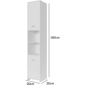 Produktbild für Badschrank CASARIA 100510, weiß
