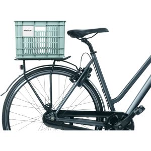 Produktbild für Fahrradkorb Basil Fahrradkiste M, türkis, Kunststoff, 30 l