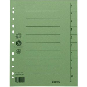 Produktbild für Trennblätter DONAU 8610001S-99, A4
