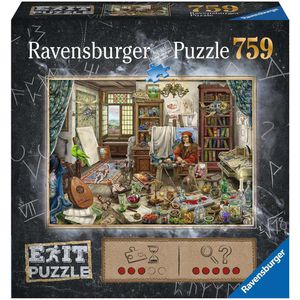 Puzzle Ravensburger 16782, Das Künstleratelier