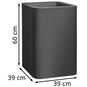 Produktbild für Pflanzkasten Florus Jive Quadrat Hoch 40 anthrazit