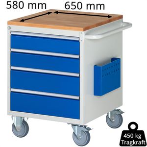 Produktbild für Werkstattwagen Rau Serie 7000, Tragkraft 450 kg