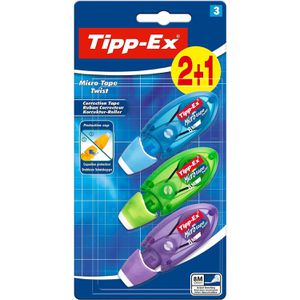 Produktbild für Korrekturroller Tipp-Ex Micro Tape Twist, 3 Stück
