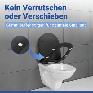 Produktbild für WC-Sitz Wenko Sedilo 23827100, D-Form, aus Duroplast
