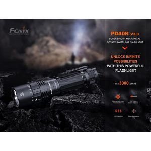 Produktbild für Taschenlampe Fenix PD40R V3.0, LED, aufladbar