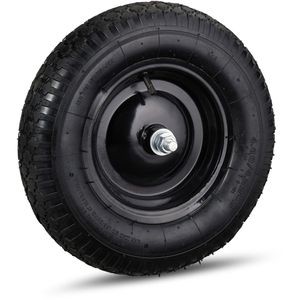 Schubkarrenrad Relaxdays 4.80/4.00-8, luftbereift