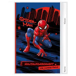 Hausaufgabenheft Roth Marvel Spiderman, 89469, A5