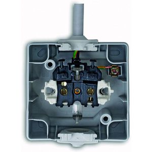 Produktbild für Steckdose Kopp Nautic, IP44, Aufputz