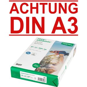 Kopierpapier Inapa Recyconomic Pure White, A3