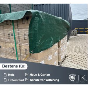 Produktbild für Abdeckplane TK-Gruppe Easy, grün