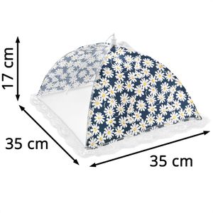 Produktbild für Fliegenhaube Metaltex Margerite, mit Spitze, aus Polyester