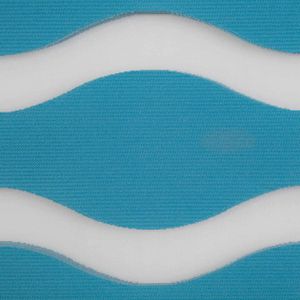 Produktbild für Rollo Lichtblick Welle, Klemmfix, petrol