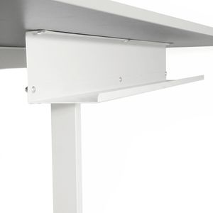 Produktbild für Schreibtisch Kerkmann Move 1 stable, lichtgrau / weiß