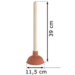 Produktbild für Pömpel Kirchhoff Ausgussreiniger mit Holzgriff