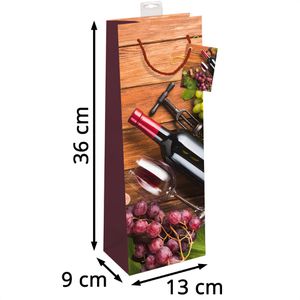 Produktbild für Geschenktüte Böttcher-AG Weinflaschen Mix