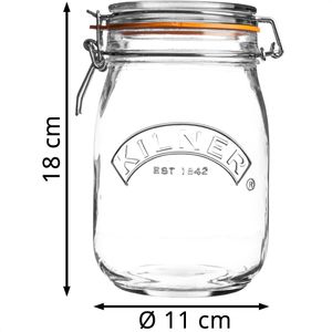 Produktbild für Einmachglas Kilner 0025.491, mit Bügelverschluss