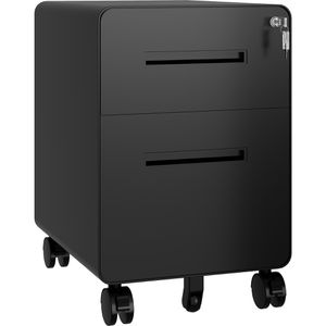 Produktbild für Rollcontainer Bisley EasyRoll, Metall, schwarz