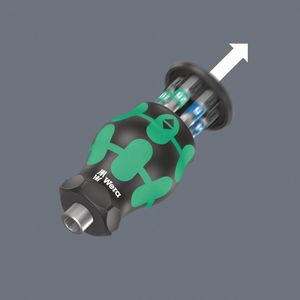 Produktbild für Schraubendreher Wera Kraftform Kompakt Stubby Magazin 3, Set