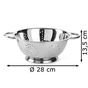 Produktbild für Seiher Hendi Kitchen Line, mit 2 Griffen, aus Edelstahl