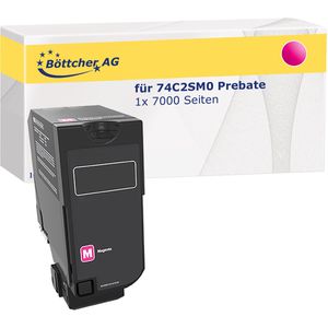 Toner Böttcher-AG für Lexmark 74C2SM0 Prebate
