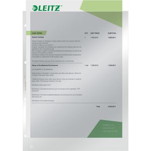 Produktbild für Prospekthüllen Leitz 4744-30-00 Overhead, A4