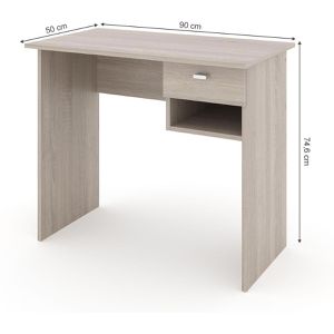 Produktbild für Schreibtisch Vicco Colin, sonoma eiche