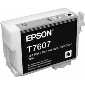 Produktbild für Tinte Epson T7607 schwarz hell