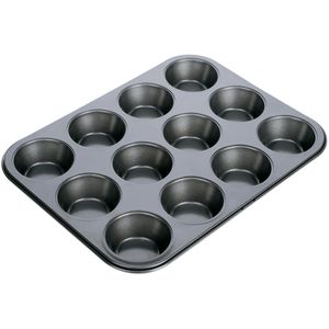 Produktbild für Backform Tescoma DELICIA, für 12 Muffins, aus Edelstahl