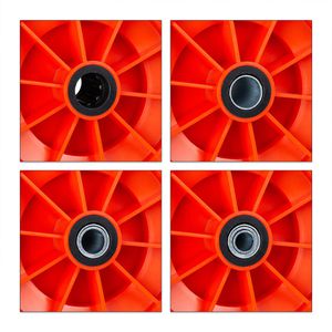 Produktbild für Schubkarrenrad Relaxdays 4.00-6, pannensicher Vollgummi