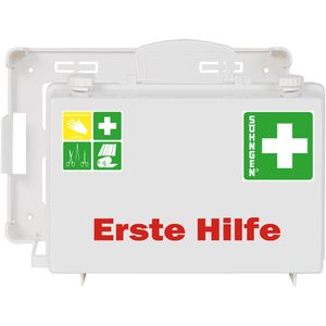 Söhngen Erste-Hilfe-Koffer SN-CD, weiß, Füllung nach DIN 13157 – Böttcher AG