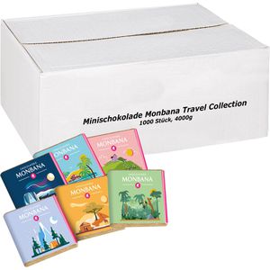 Minischokolade Monbana Travel Collection