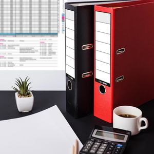 Produktbild für Rückenschilder itenga Schwarz