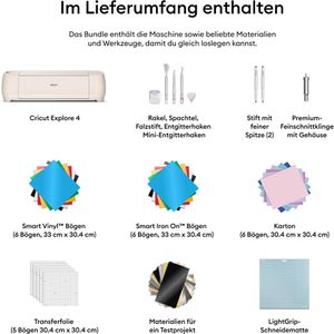 Produktbild für Schneideplotter Cricut Explore 4 Essentials Bundle