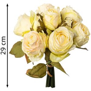 Produktbild für Kunstblume Creativ-green Rosenbouquet