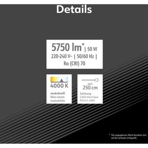 Produktbild für Baustrahler Müller-Licht Boston, LED, Netzbetrieb, 2,5 m Kabel