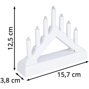 Produktbild für Lichterbogen Ideen-mit-Herz 013164-01, Mini, weiß