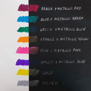 Produktbild für Brush-Pen Pentel XGFH-DXX, Dual Metallic Brush