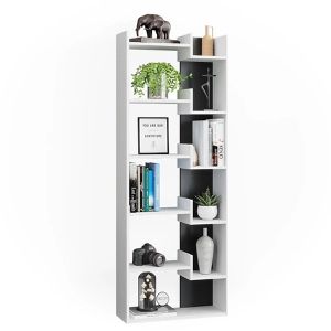 Produktbild für Bücherregal Vicco Fico, weiß / anthrazit
