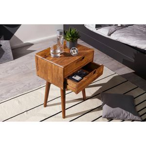 Produktbild für Beistelltisch Wohnling WL5.578, sheesham