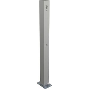 Absperrpfosten Schake 4070UZ, silber, aus Edelstahl
