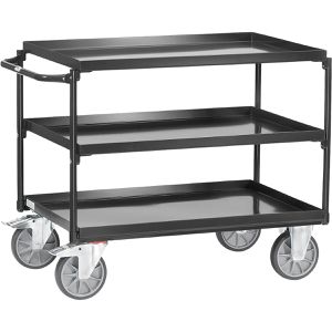 Produktbild für Tischwagen Fetra 4832-7016 Grey Edition, aus Metall